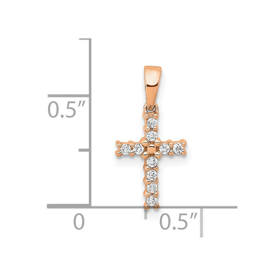 Diamond Latin Cross Pendants