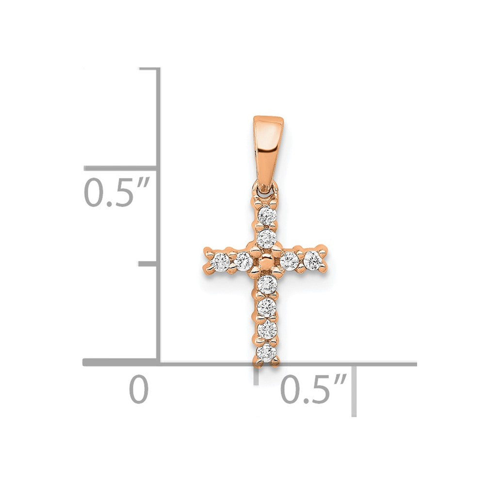 Diamond Latin Cross Pendants