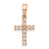 Diamond Latin Cross Pendants