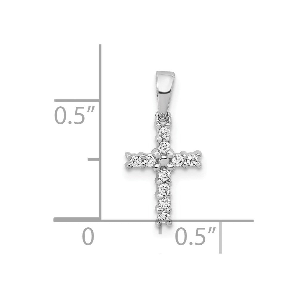Diamond Latin Cross Pendants