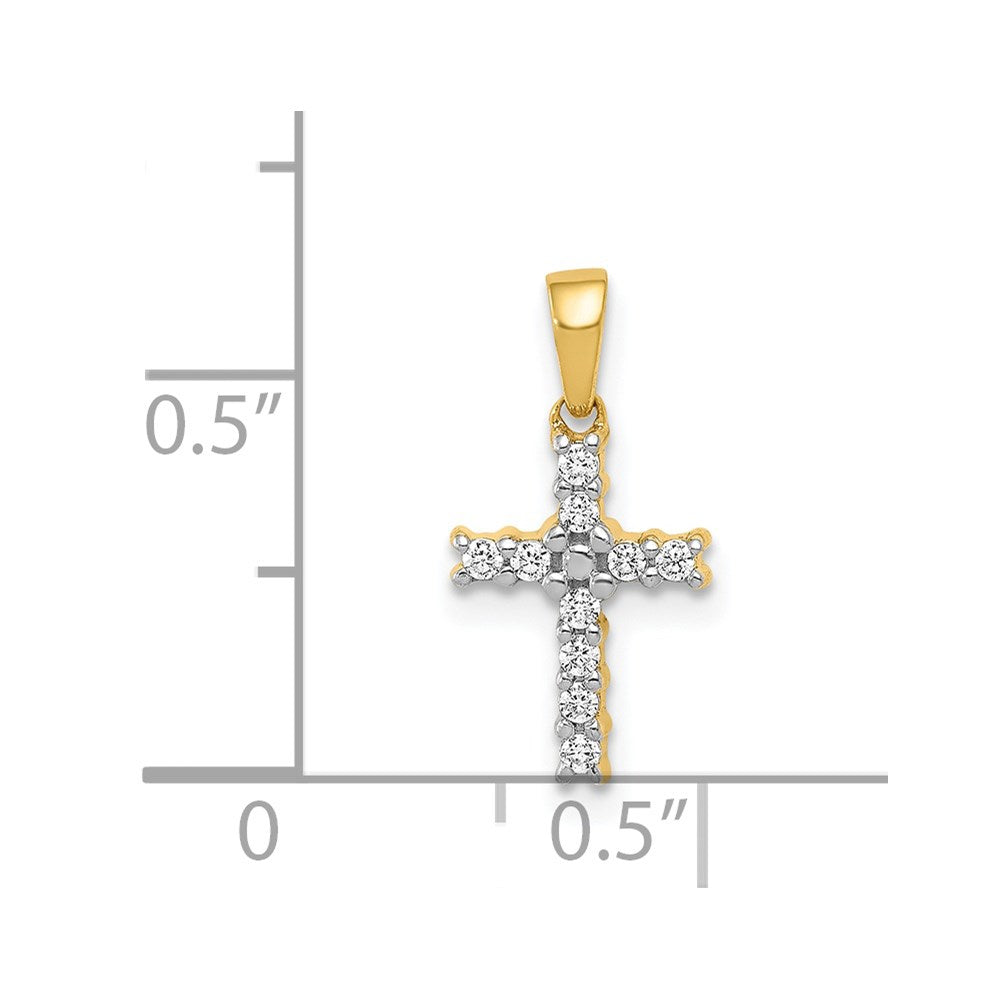 Diamond Latin Cross Pendants