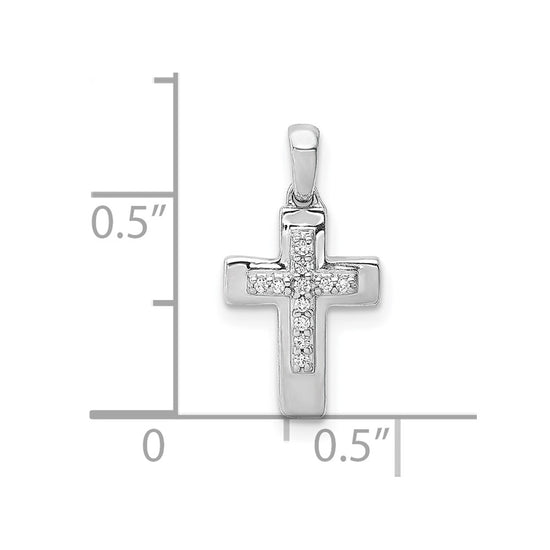 Gold Diamond Cross Pendants