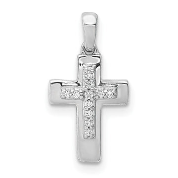 Gold Diamond Cross Pendants