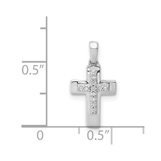 Gold Diamond Cross Pendants