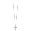 Gold Lab Grown Diamond Cross Necklace