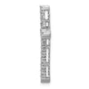14k White Gold 3/8 carat Diamond Cross Chain Slide