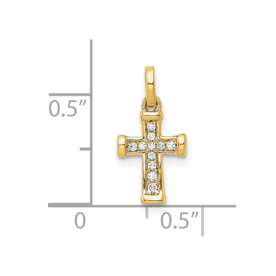 Diamond Latin Cross Pendants
