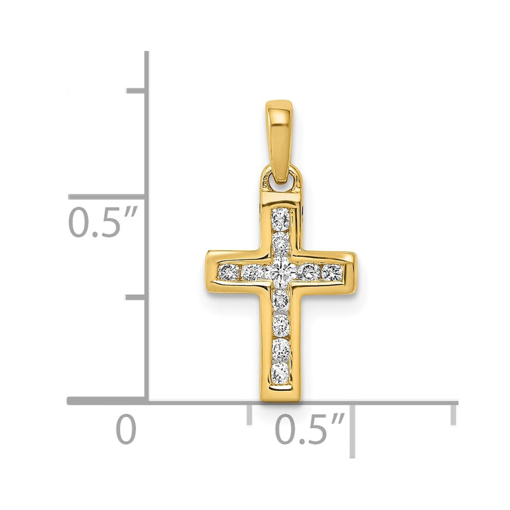 Diamond Latin Cross Pendants