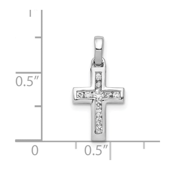 Diamond Latin Cross Pendants