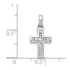 Diamond Latin Cross Pendants
