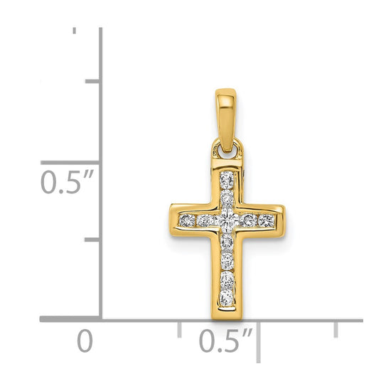 Diamond Latin Cross Pendants