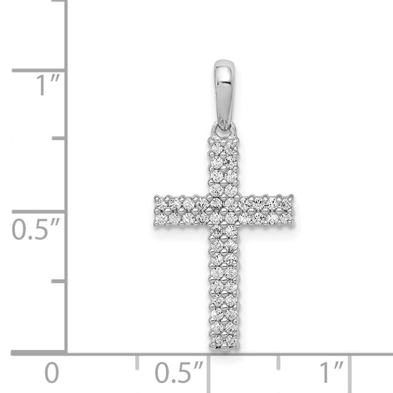 Gold Diamond Cross Pendants