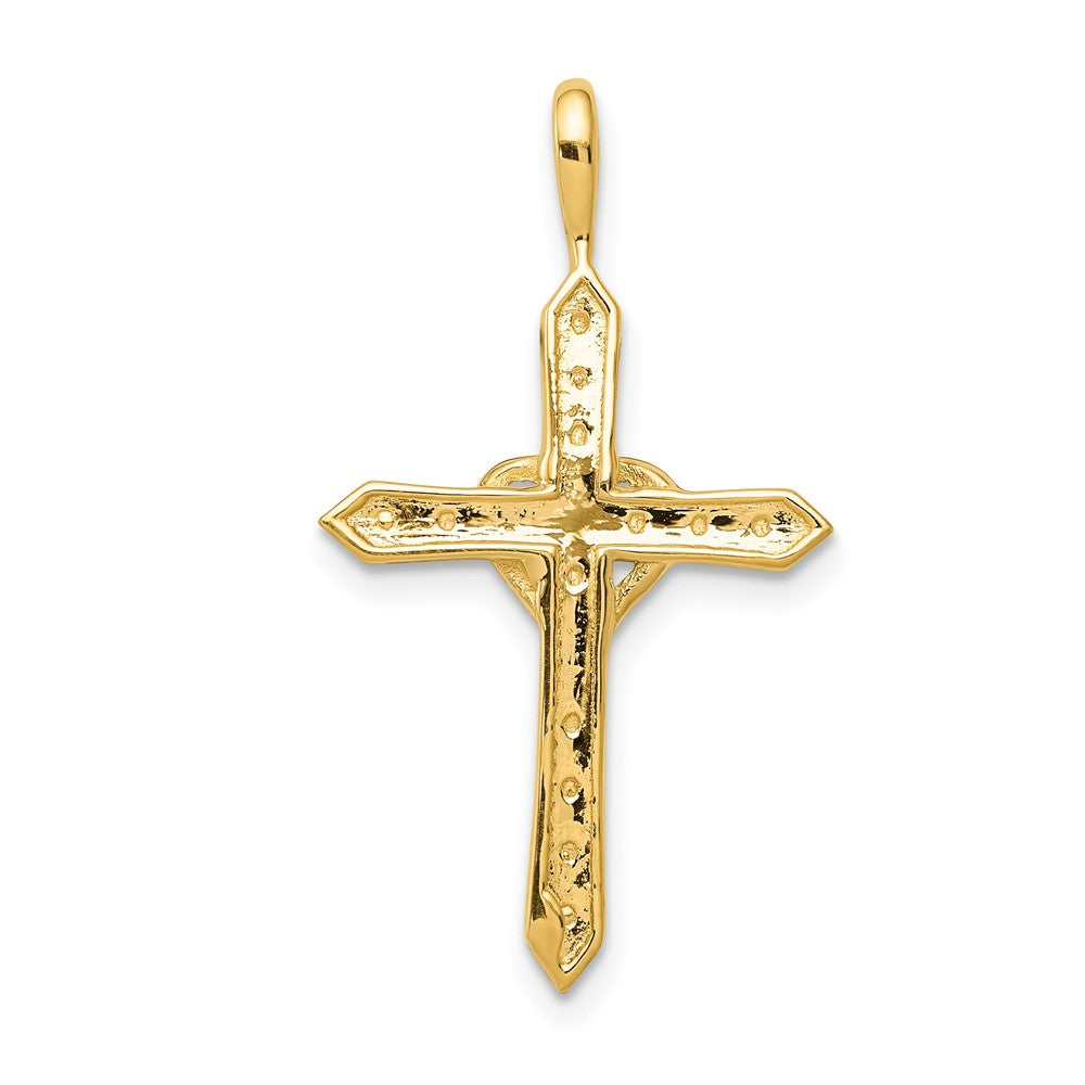 Diamond Heart Cross Pendants