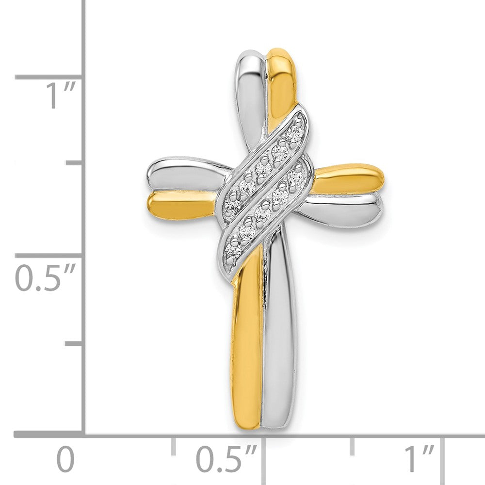 Gold Diamond Cross Pendants