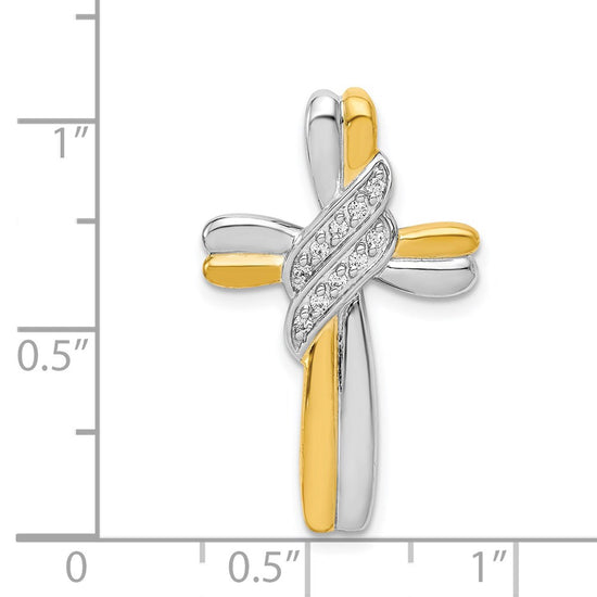 Gold Diamond Cross Pendants