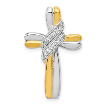 Gold Diamond Cross Pendants