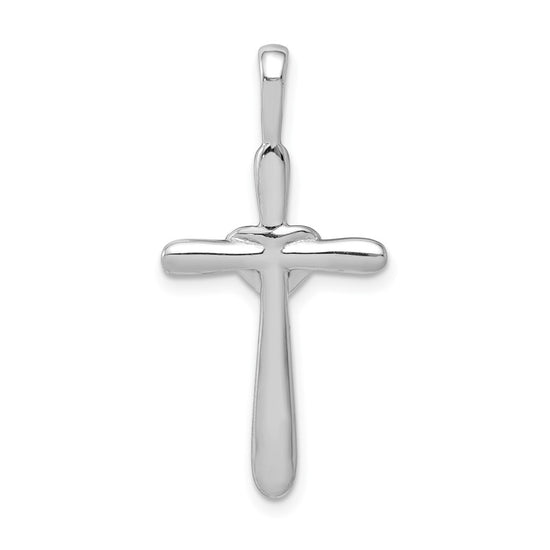 Diamond Cross with Heart Pendants