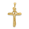 Diamond Heart Cross Pendants