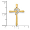 Gold Diamond Cross Pendants