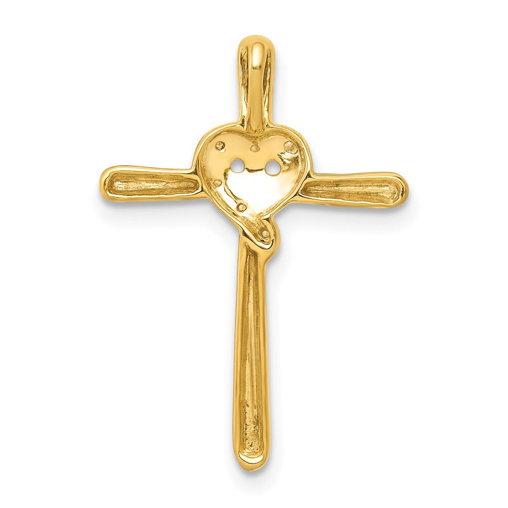Gold Diamond Cross Pendants