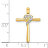Gold Diamond Cross Pendants