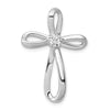 Gold Diamond Cross Pendants