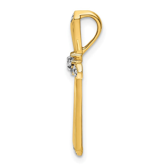 Gold Diamond Cross Pendants