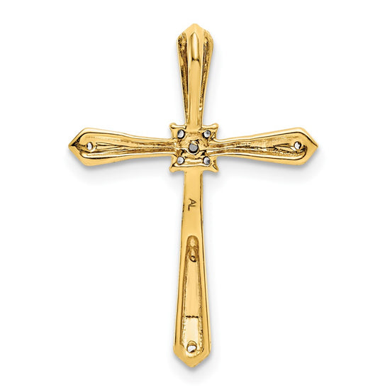Gold Diamond Cross Pendants