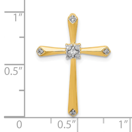 Gold Diamond Cross Pendants