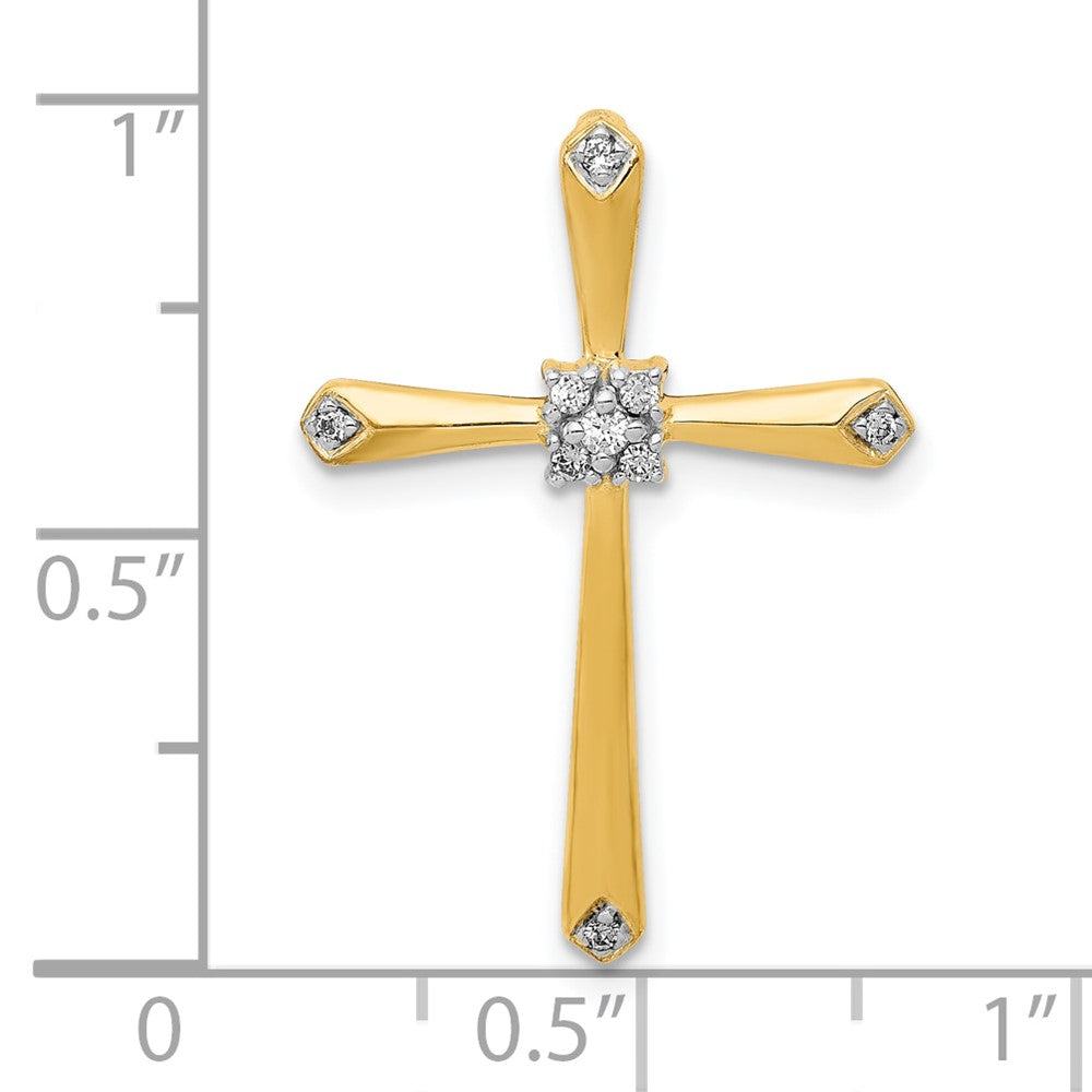 Gold Diamond Cross Pendants