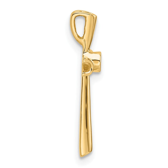 10K Cross Pendant Mounting