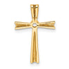 14k Cross Chain Slide Mounting