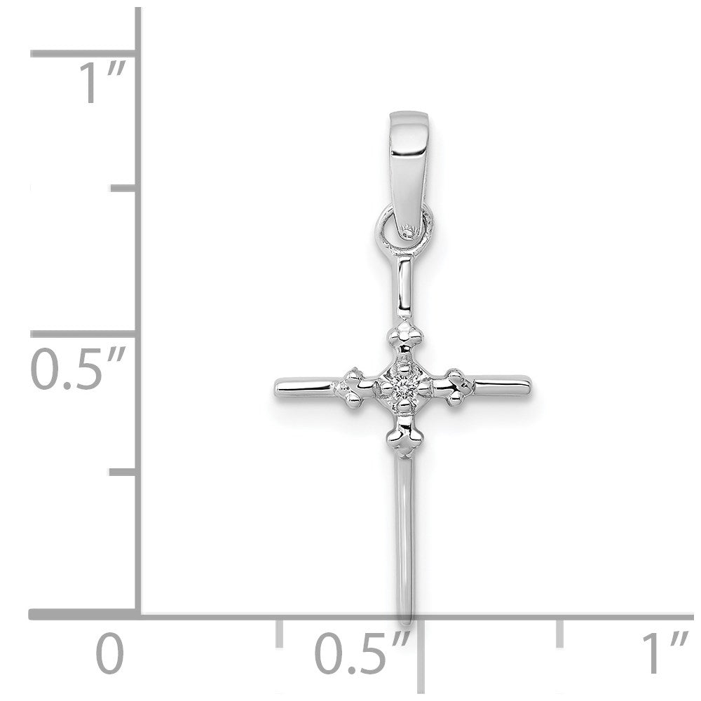 Gold Diamond Cross Pendants