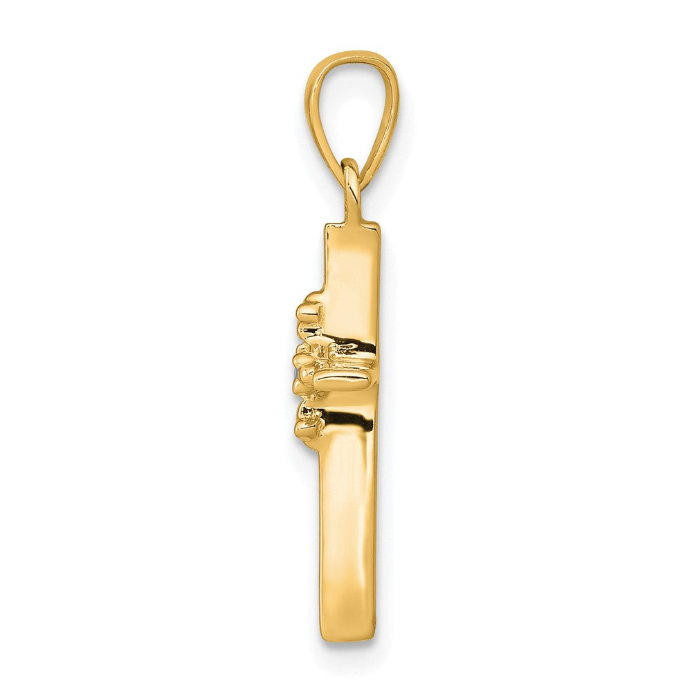 Gold Diamond Cross Pendants