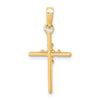 Gold Diamond Cross Pendants