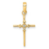 Gold Diamond Cross Pendants