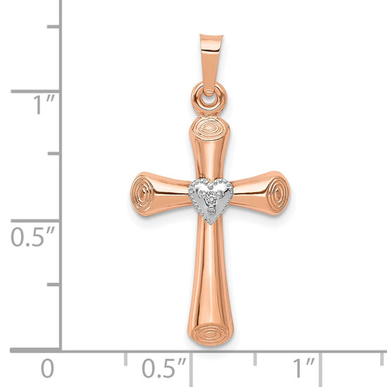 Gold Diamond Cross Pendants