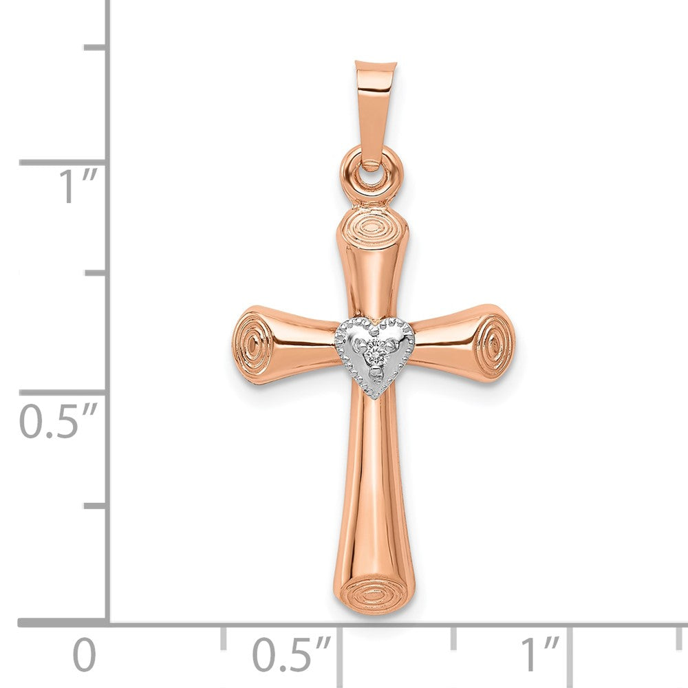 Gold Diamond Cross Pendants
