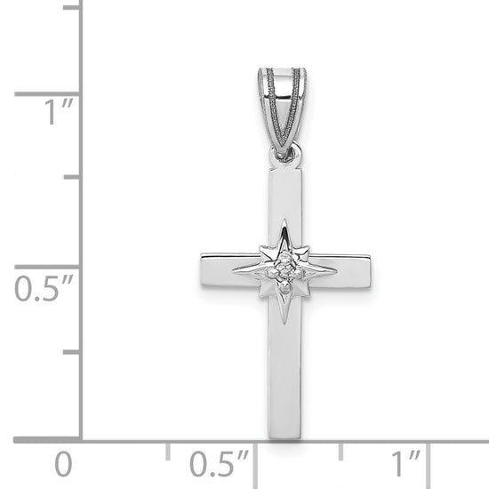 Gold Diamond Cross Pendants