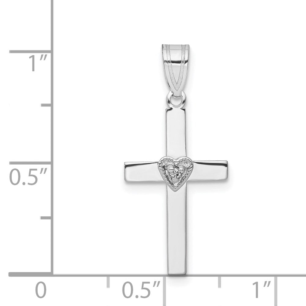 Gold Diamond Cross Pendants