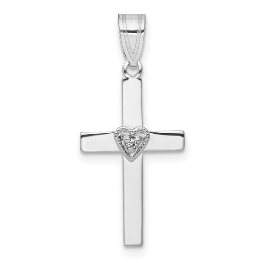 Gold Diamond Cross Pendants