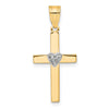 Gold Diamond Cross Pendants
