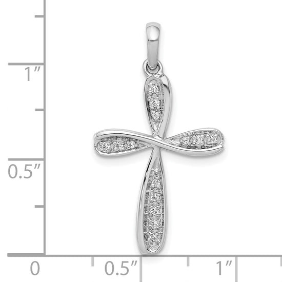 Gold Diamond Cross Pendants
