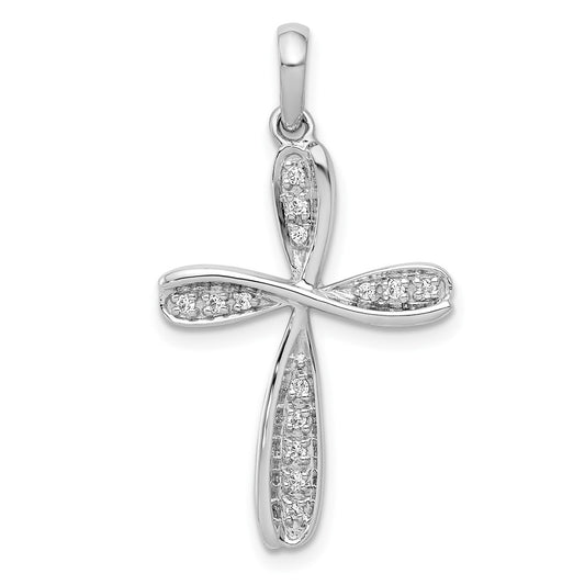 Gold Diamond Cross Pendants