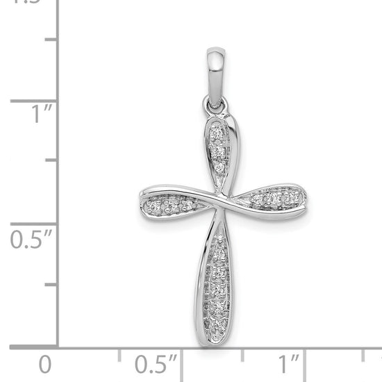 Gold Diamond Cross Pendants