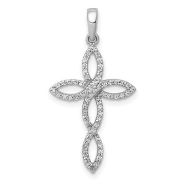 Gold Diamond Cross Pendants