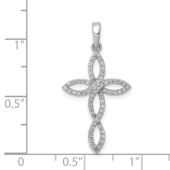 Gold Diamond Cross Pendants