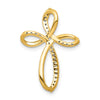 Gold Diamond Cross Pendants