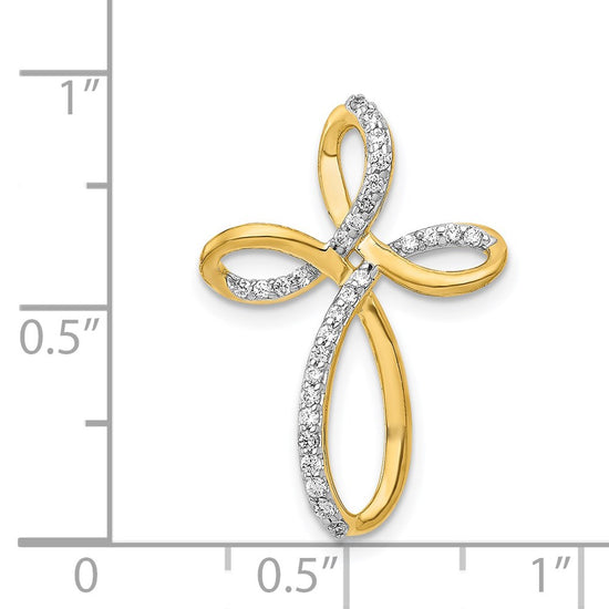Gold Diamond Cross Pendants