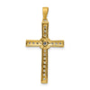 14k 1/3 carat Diamond Cross Pendant